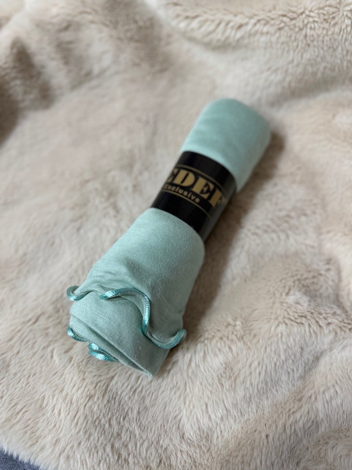 Jersey premium fırfırlı penye şal - Görsel 3