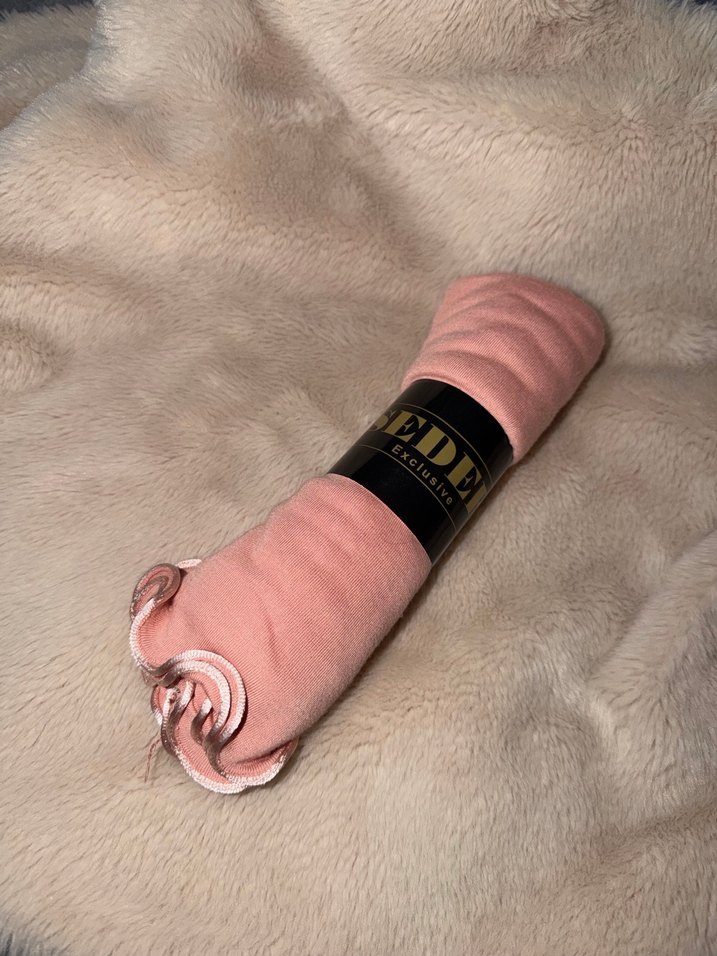 Jersey premium fırfırlı penye şal - Görsel 3