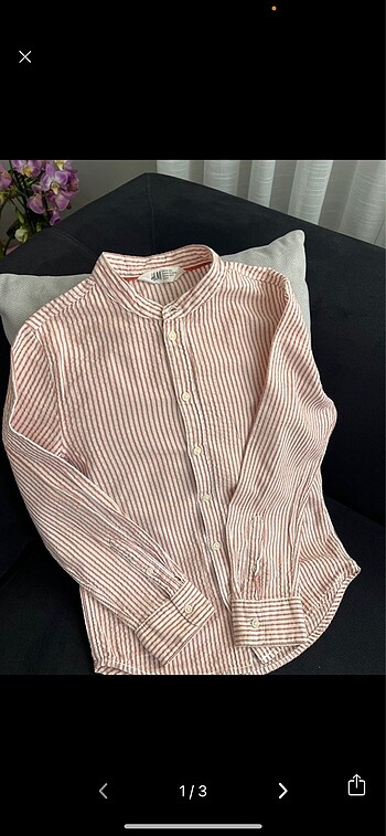 H&M 8-9 yaş erkek çocuk gömlek