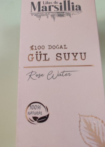 Beden Marsillia Orjinal Gül Suyu 400 ml