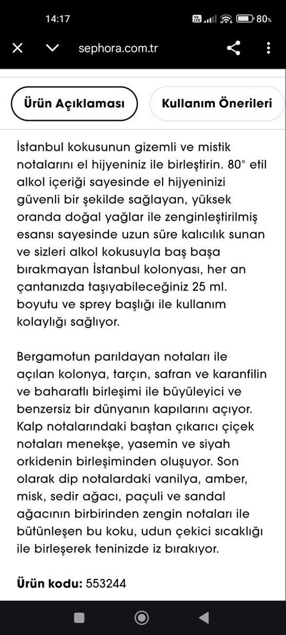 Atelier Rebul 25 ml. İstanbul Kolonya Parfüm - Görsel 5