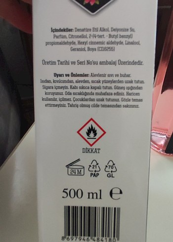 Labranda Japon Kiraz Çiçeği Kolonyası 500 ml - Görsel 6