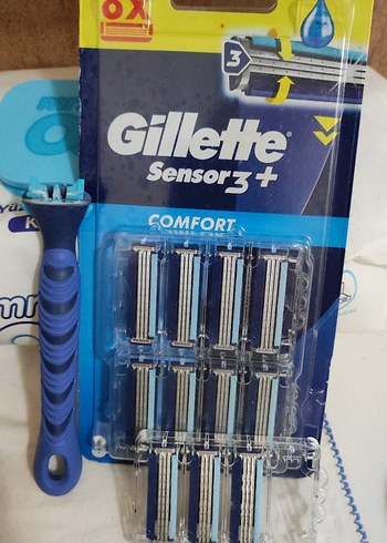 GİLLETTE SENSOR3 TRAŞ BIÇAĞI VE YEDEK BAŞLIKLAR - Görsel 2