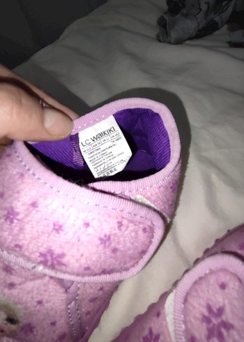 Kız Çocuk Elsa Baskılı Sıcak Ev Terliği - Görsel 2