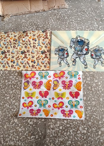 renkli desenli çıtçıtlı dosyalar - Görsel 2