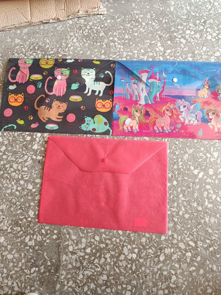 Renkli Baskılı çıtçıtlı dosya - Görsel 2