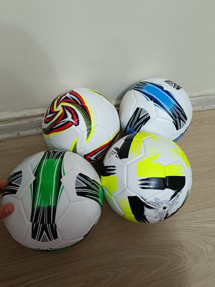 renkli desenli kaliteli profesyonel futbol topu - Görsel 3