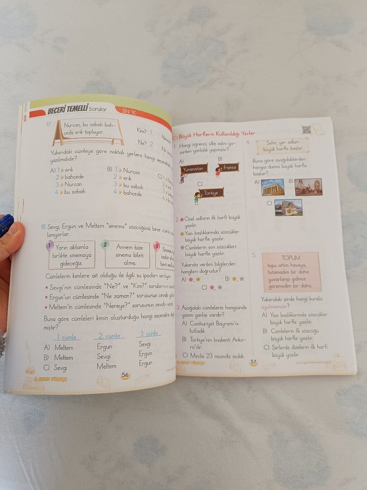 2. Sınıf Tüm Dersler Soru Bankası öğretmen evde - Görsel 5