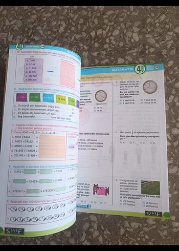 4. Sınıf tüm dersler test kitabı Çalışma Yaprakları - Görsel 2