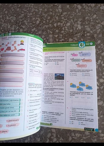 4. Sınıf tüm dersler test kitabı Çalışma Yaprakları - Görsel 5