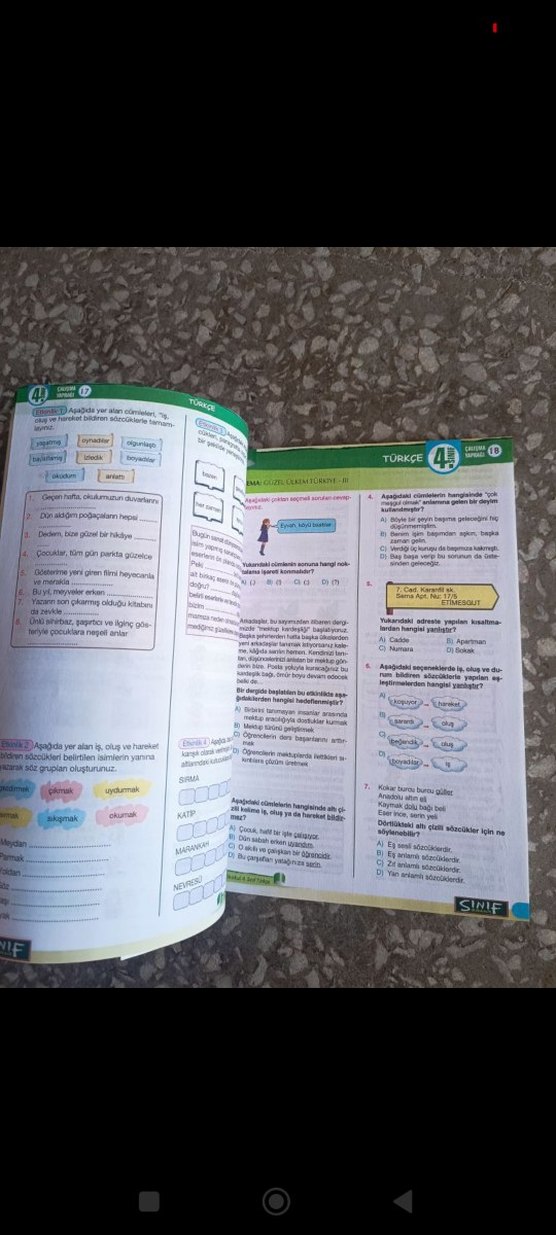 4. Sınıf tüm dersler test kitabı Çalışma Yaprakları - Görsel 4