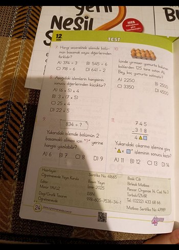 4. Sınıf  öğretmen evde Yarıyıl  tatil kitabı seti - Görsel 7