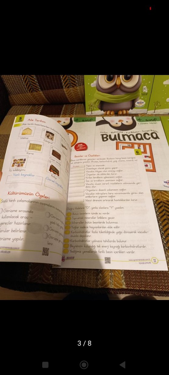 4. Sınıf  öğretmen evde Yarıyıl  tatil kitabı seti - Görsel 2