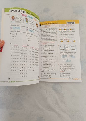 3. Sınıf öğretmen evde tüm dersler deneme - Görsel 8