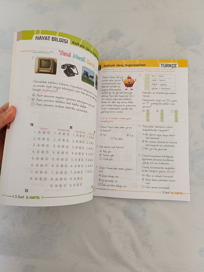 3. Sınıf öğretmen evde tüm dersler deneme - Görsel 5