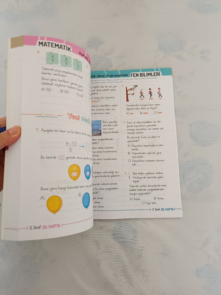 3. Sınıf öğretmen evde tüm dersler deneme - Görsel 3