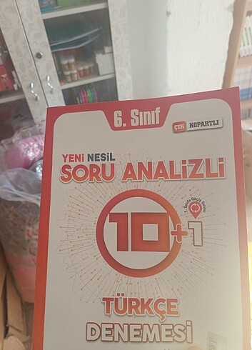 6. Sınıf Türkçe test kitabı deneme