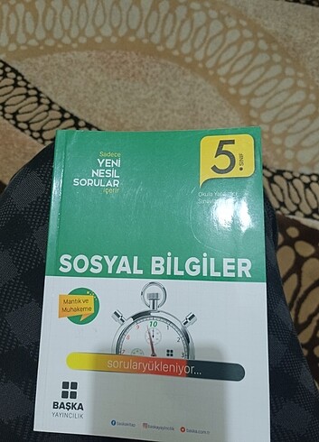 5. Sınıf sosyal bilgiler test kitabı 