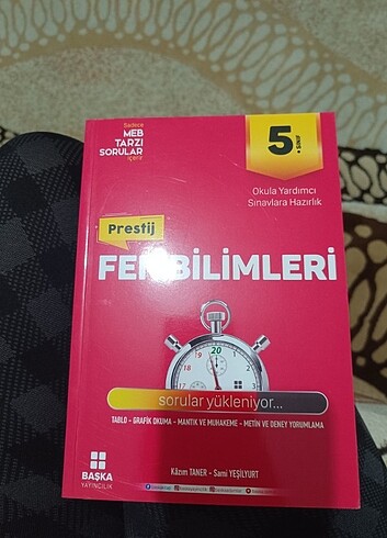 5. Sınıf fen bilimleri test kitabı 