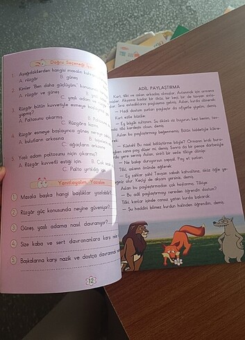 Beden Renk Okuma anlama hikâye kitabı