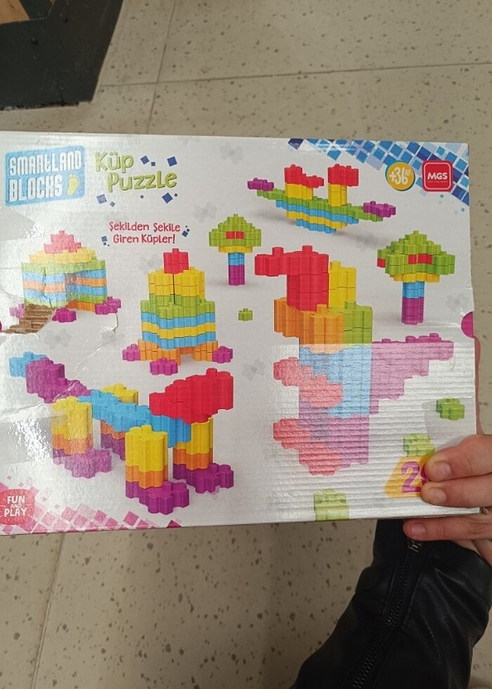 Oyuncak küp puzzle  - Görsel 2