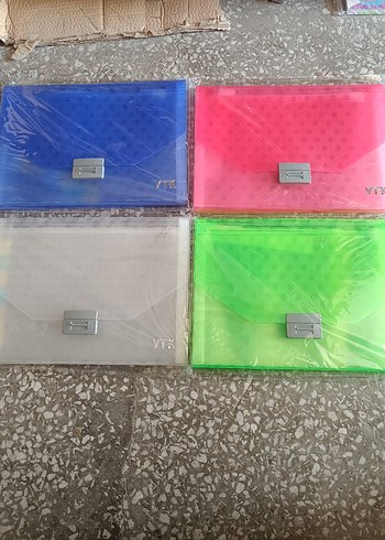 Şeffaf Renkli körüklü dosya - Görsel 2