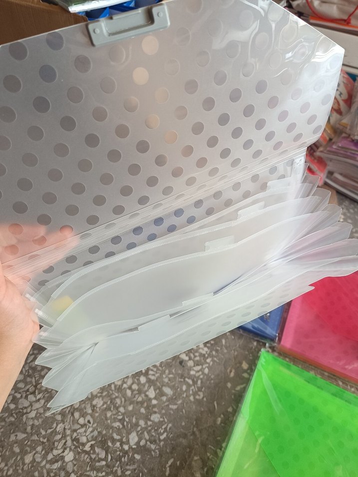 Şeffaf Renkli körüklü dosya - Görsel 5