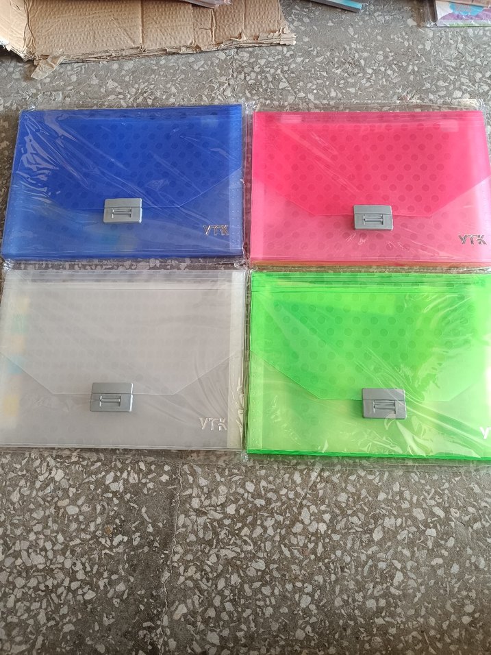 Şeffaf Renkli körüklü dosya - Görsel 3