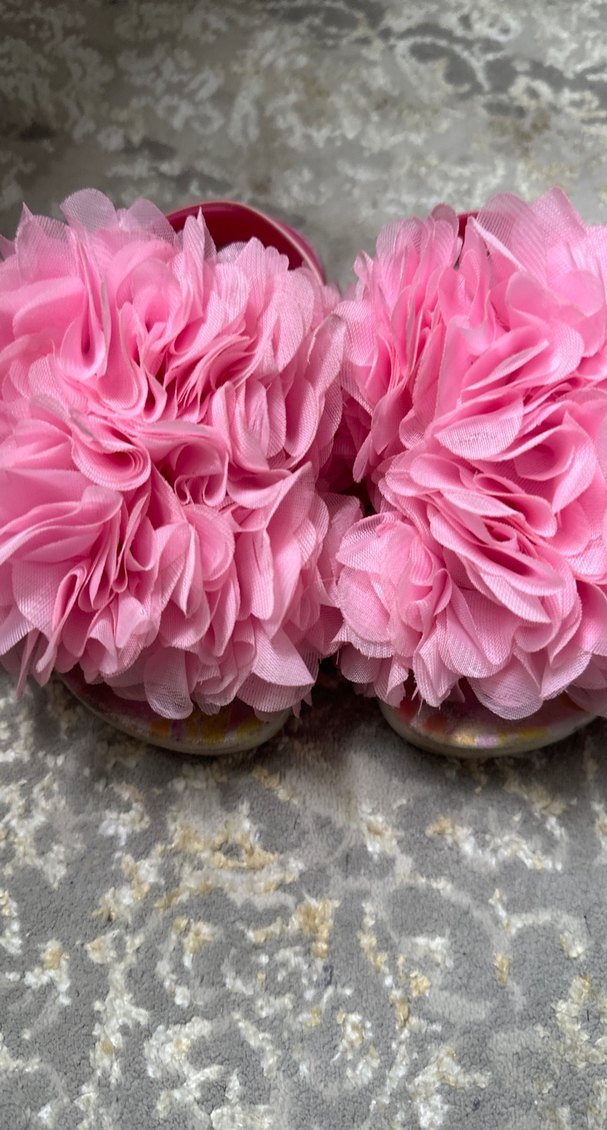 Kız Çocuk Pembe Fırfırlı Özel Gün Ayakkabısı - Görsel 2