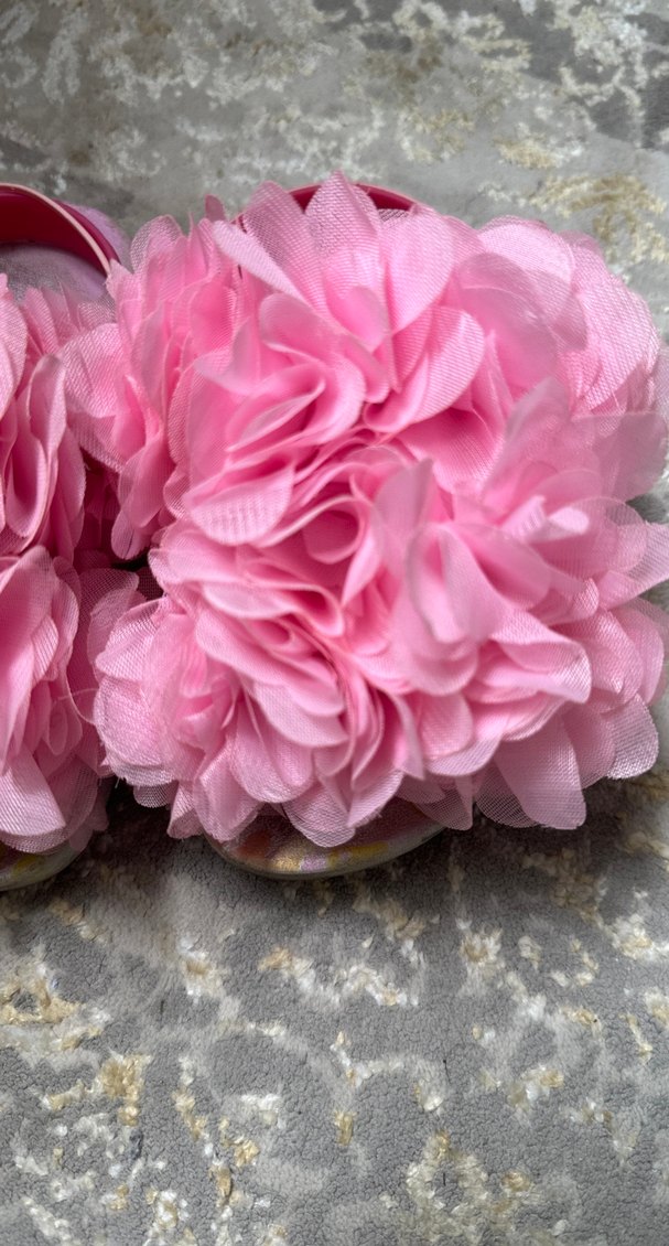 Kız Çocuk Pembe Fırfırlı Özel Gün Ayakkabısı - Görsel 3