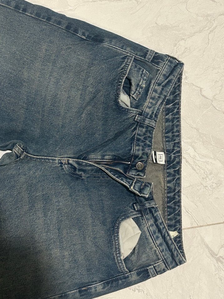 koyu lacivert jean - Görsel 2