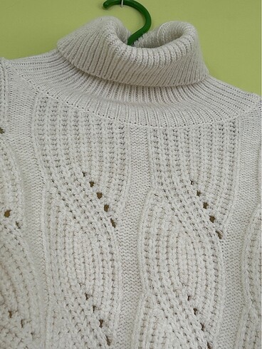 krem kazak vintage - Görsel 2