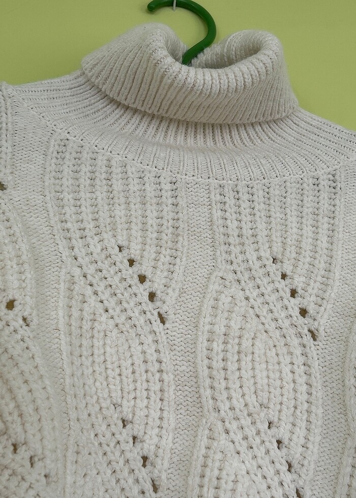 krem kazak vintage - Görsel 2