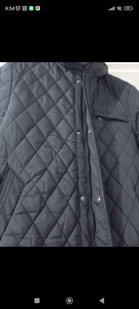 Düğmeli Siyah Erkek Kapitone Ceket - Görsel 3