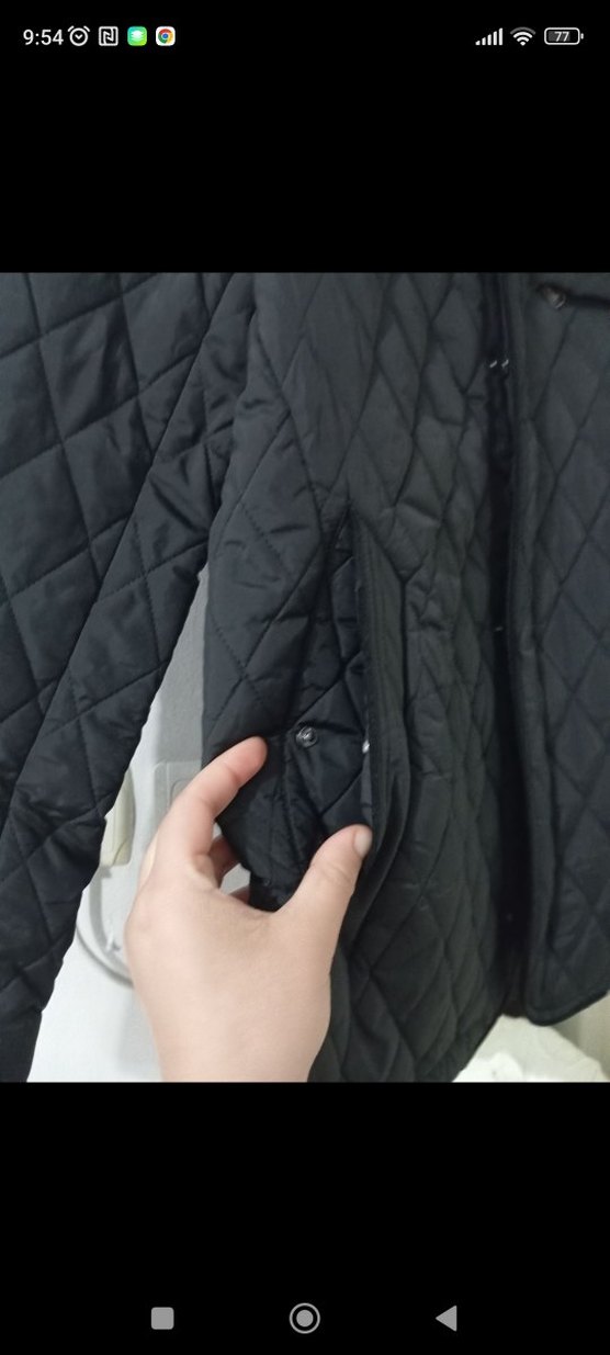 Düğmeli Siyah Erkek Kapitone Ceket - Görsel 4