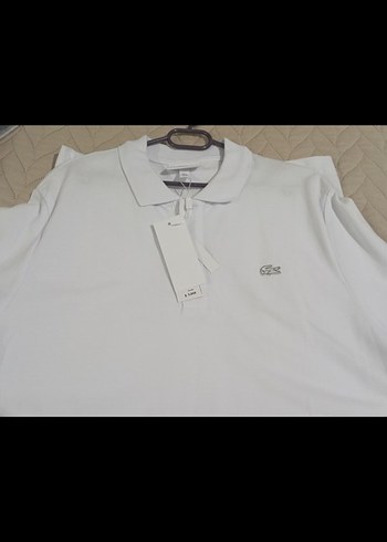 Lacoste Paris logo polo yaka T-shirt - Görsel 4