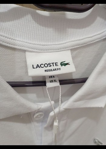 Lacoste Paris logo polo yaka T-shirt - Görsel 5