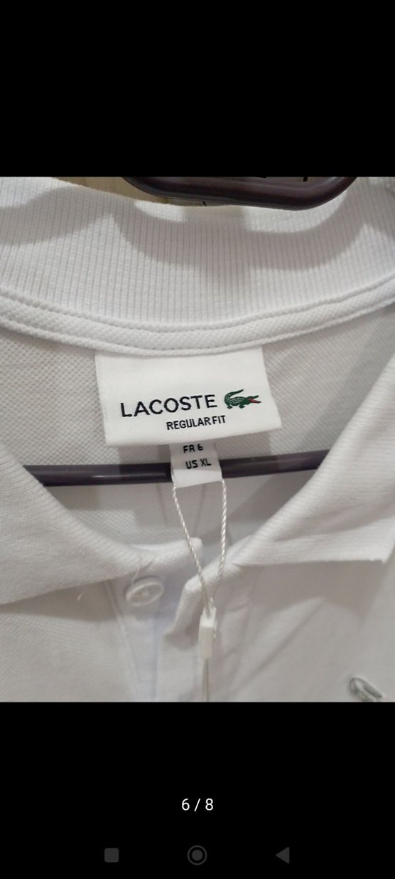 Lacoste Paris logo polo yaka T-shirt - Görsel 5