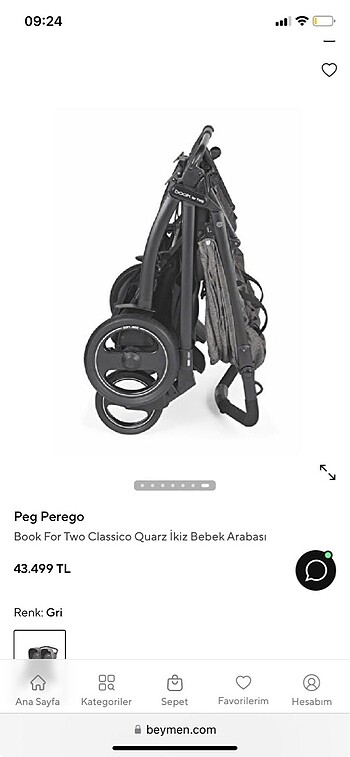 Prego Peg prego ikiz bebek arabası