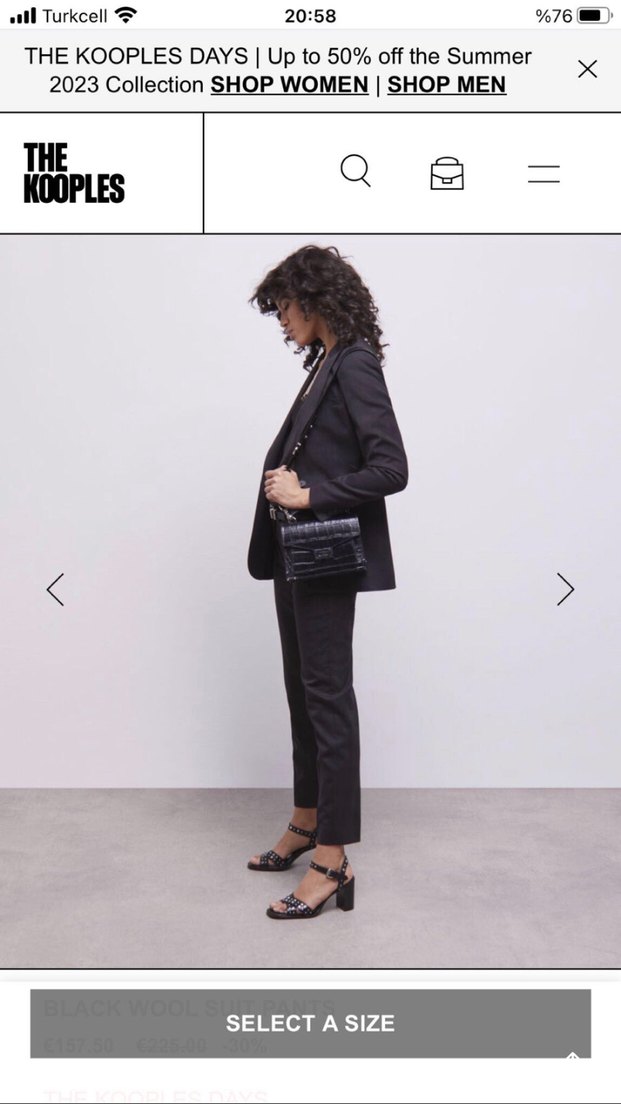 The Kooples Sigaret Kadın Pantolon - Görsel 2