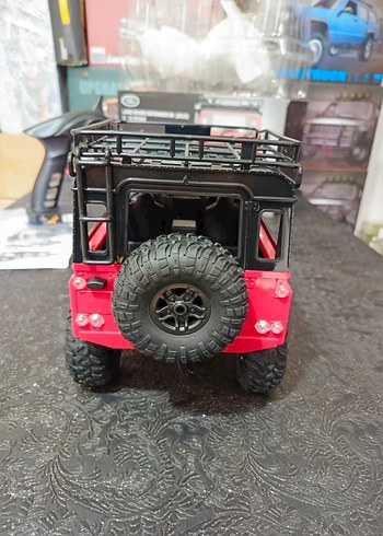 Kırmızı Land Rover Oyuncak Araba - Görsel 7