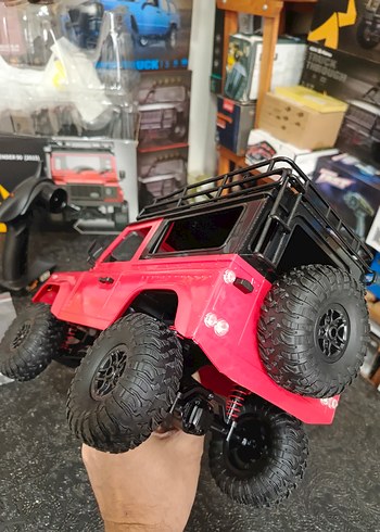 Kırmızı Land Rover Oyuncak Araba - Görsel 3