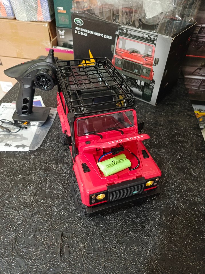 Kırmızı Land Rover Oyuncak Araba - Görsel 5