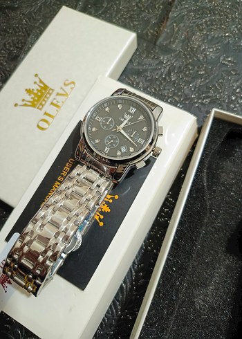 Olevs Gri Modern Klasik Erkek Saati - Görsel 3