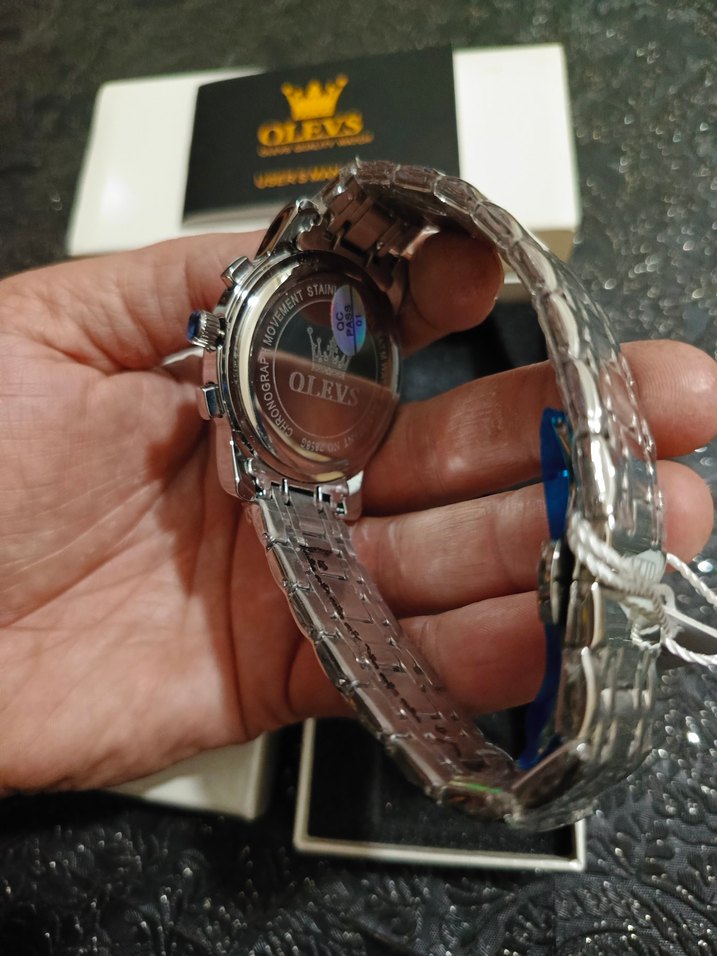 Olevs Gri Modern Klasik Erkek Saati - Görsel 4