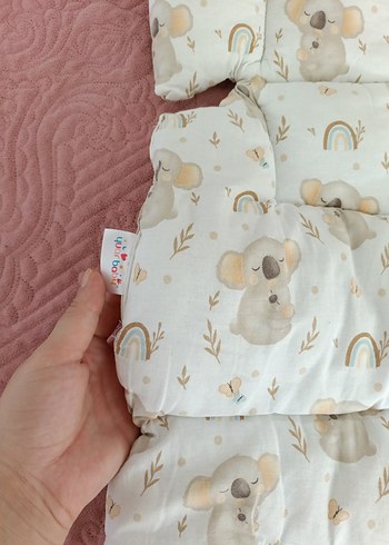 Bebek için Baskılı Yumuşak Uyku Minderi - Görsel 5