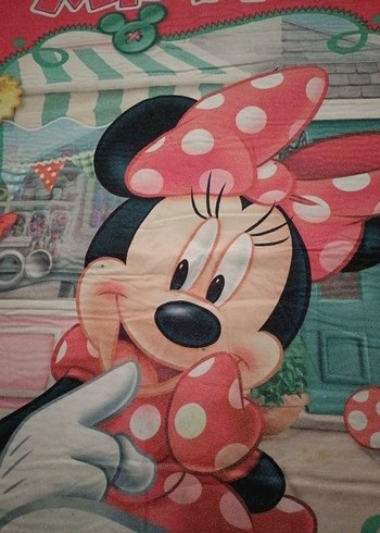 Renkli Minnie Mouse Çocuk Halısı - Görsel 3