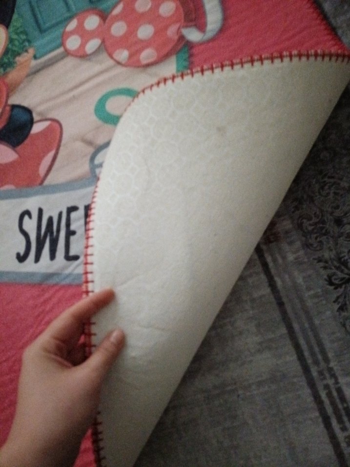 Renkli Minnie Mouse Çocuk Halısı - Görsel 4