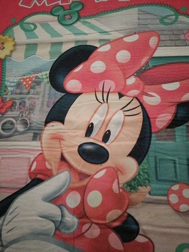 Renkli Minnie Mouse Çocuk Halısı - Görsel 3