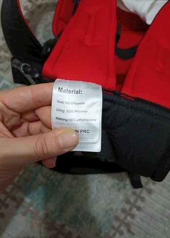 Kırmızı Bebek Taşıyıcı kanguru - Görsel 3